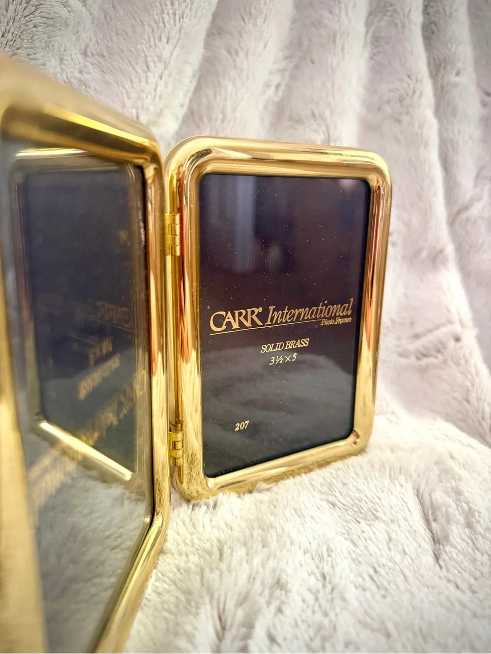 Carr International Gold Double Hinged Picture Frame - Gold